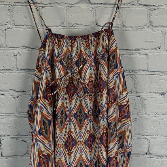 Banana Republic Women's‎ Cross-Back Camisole Blouse, Size Large, Almond Amaretto - Picture 3 of 9